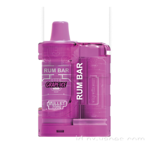 Rum Bar Bullet 7000 Puffs Vapes Wholesale